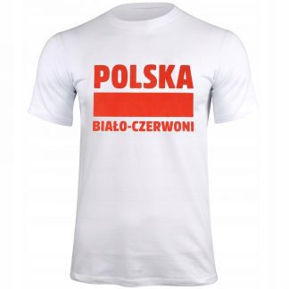 Koszulka na mundial bawełna POLSKA BIAŁO-CZERWONI